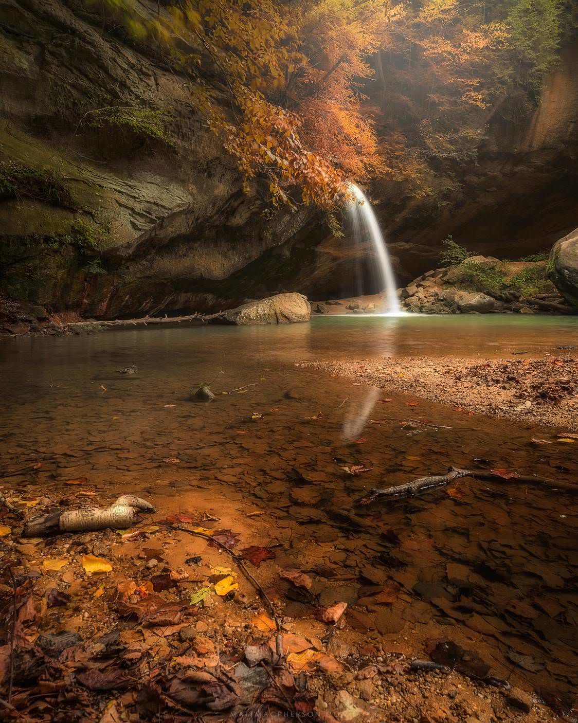1920 на 1080 осень водопад фото