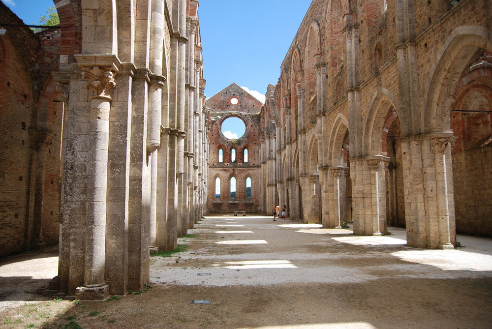 аббатство ди сан гальгано abbazia di san galgano фото
