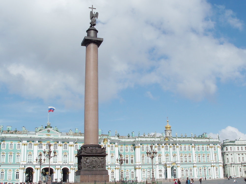 александрийская колонна спб фото