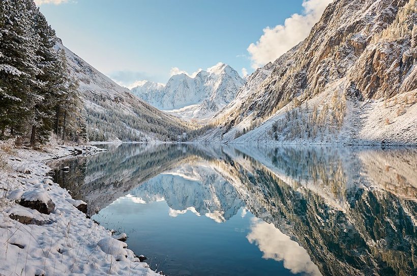 алтай шавлинские озера зима фото
