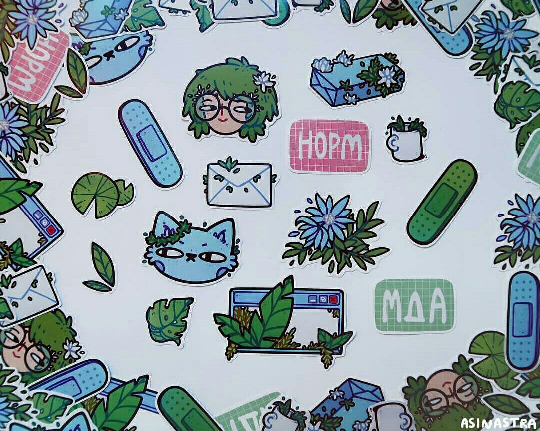 asinastra рисунки стикеры фото