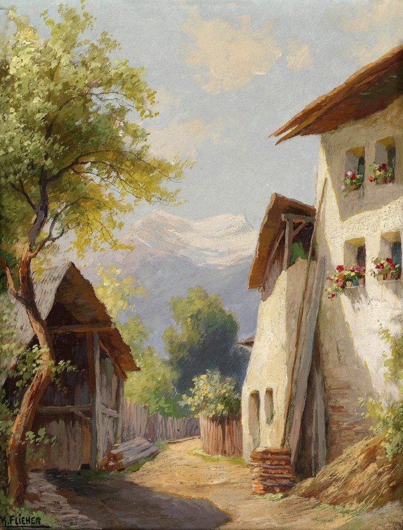 австрийский художник karl flieher(1881-1958) фото