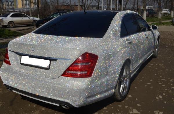 автомобиль в стразах сваровски фото