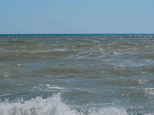 азовское море волны фото