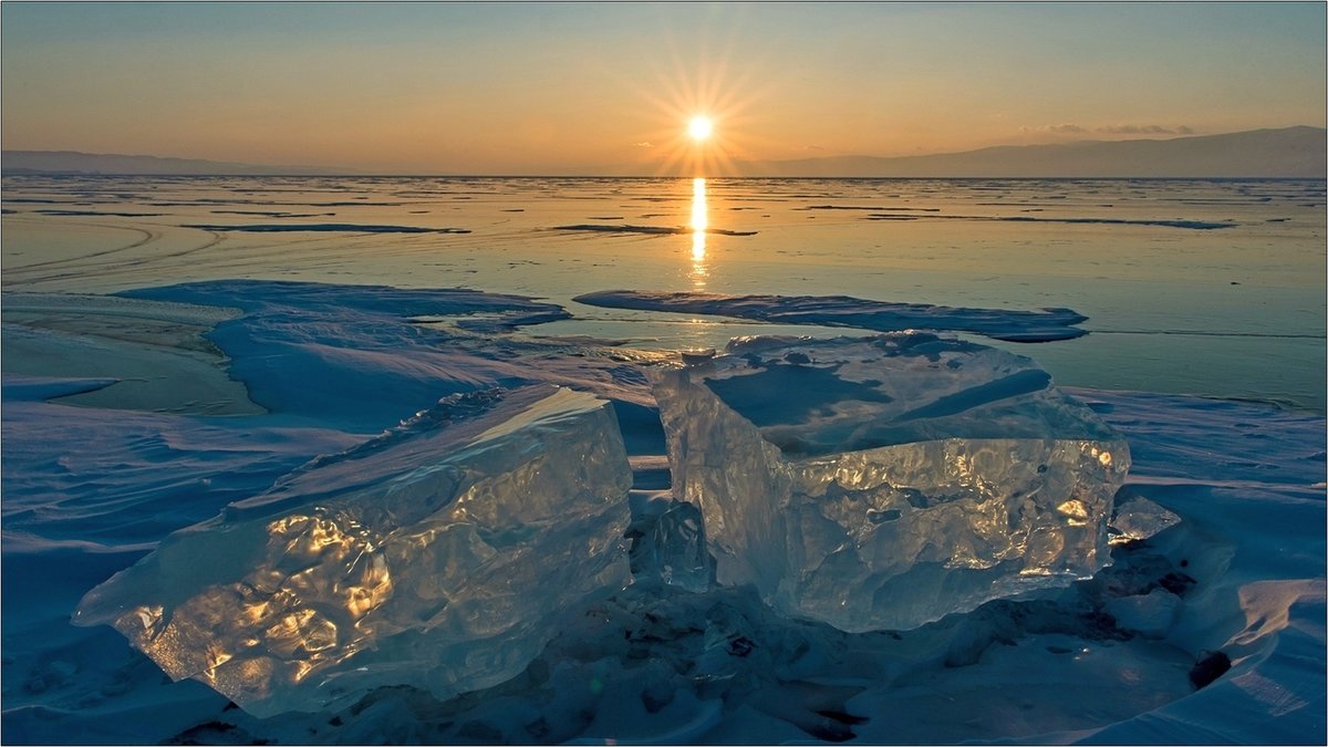 байкал зима сердце фото