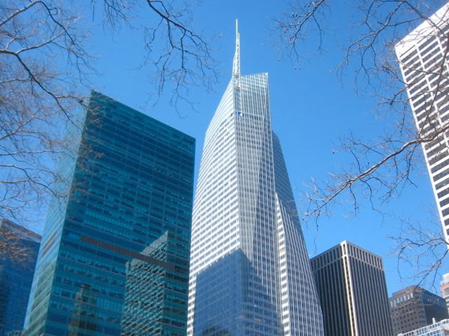 bank of america tower нью-йорк фото