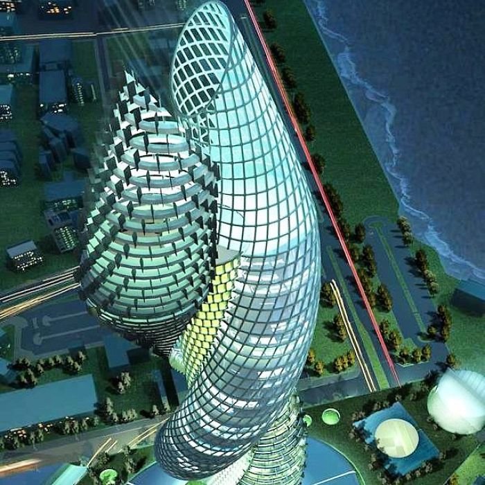 башня кобра в кувейте фото