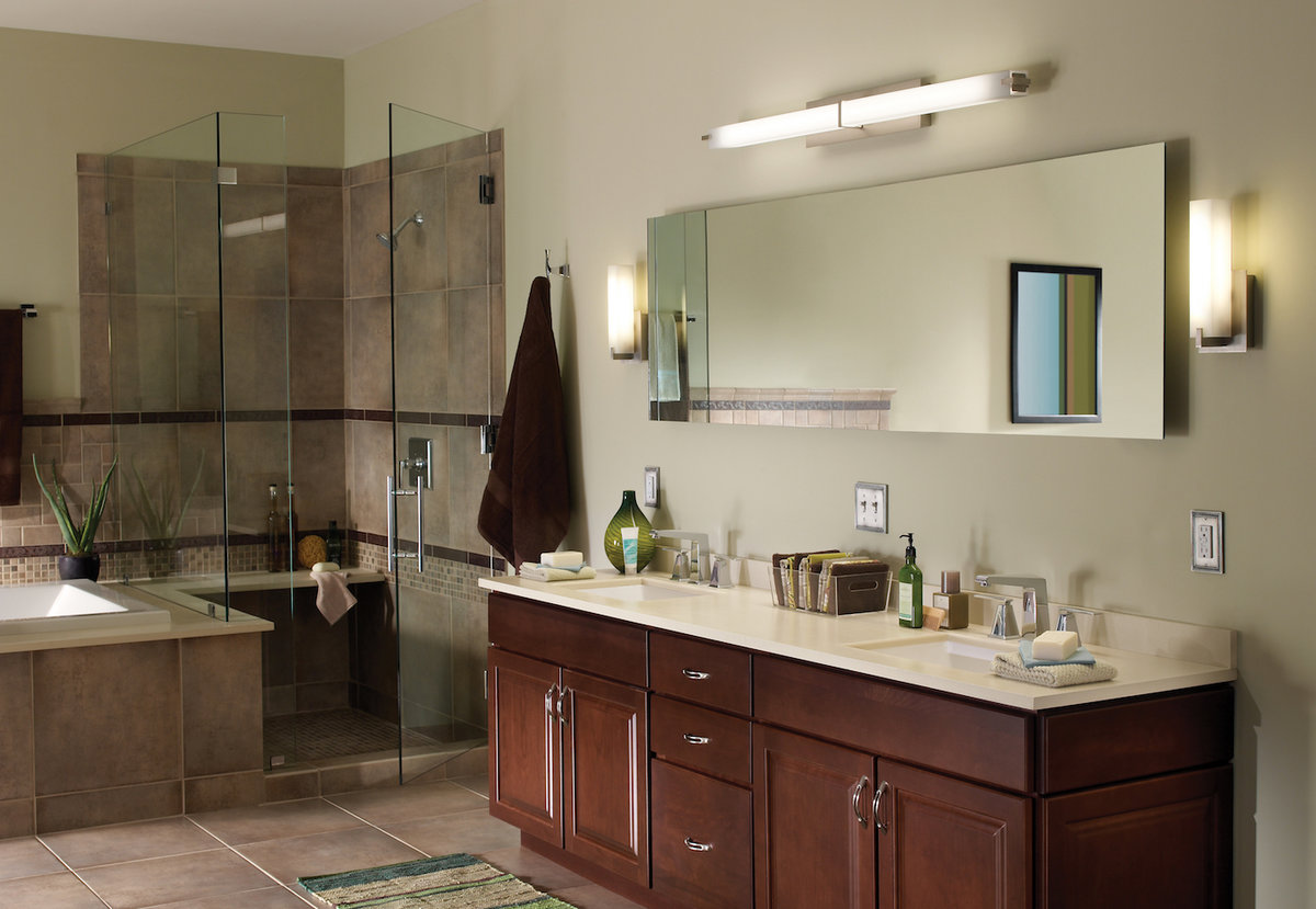 bathroom decor sink mirror фото