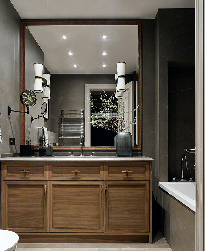 bathroom ideas black cabinets sinks фото