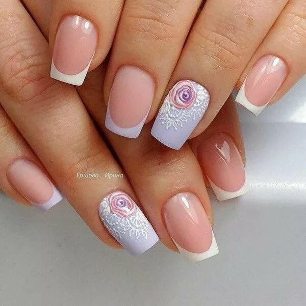 белый френч фото