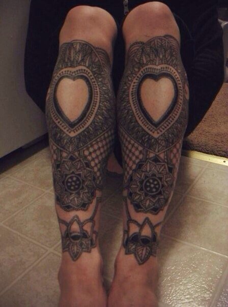блэкворк blackwork dotwork дотворк нога эскиз фото