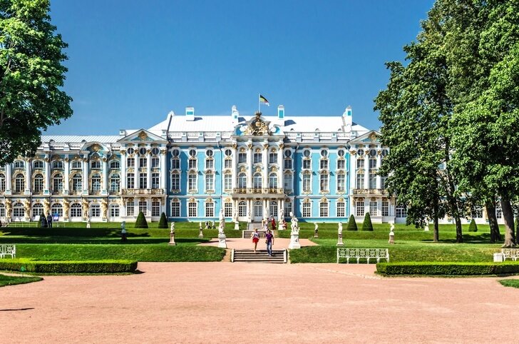 большой дворец в царском селе фото