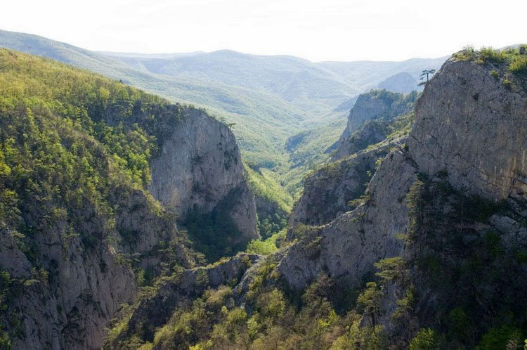 большой каньон крыма фото