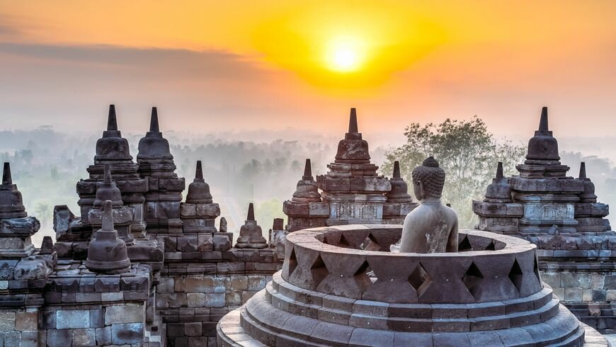 боробудур ява фото