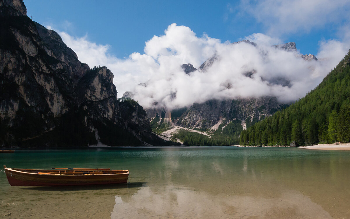 брайес озеро лодки фото