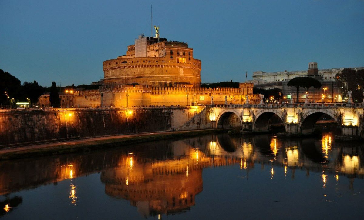 castel sant angelo рим замок фото