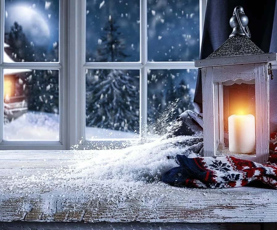 christmas window фото