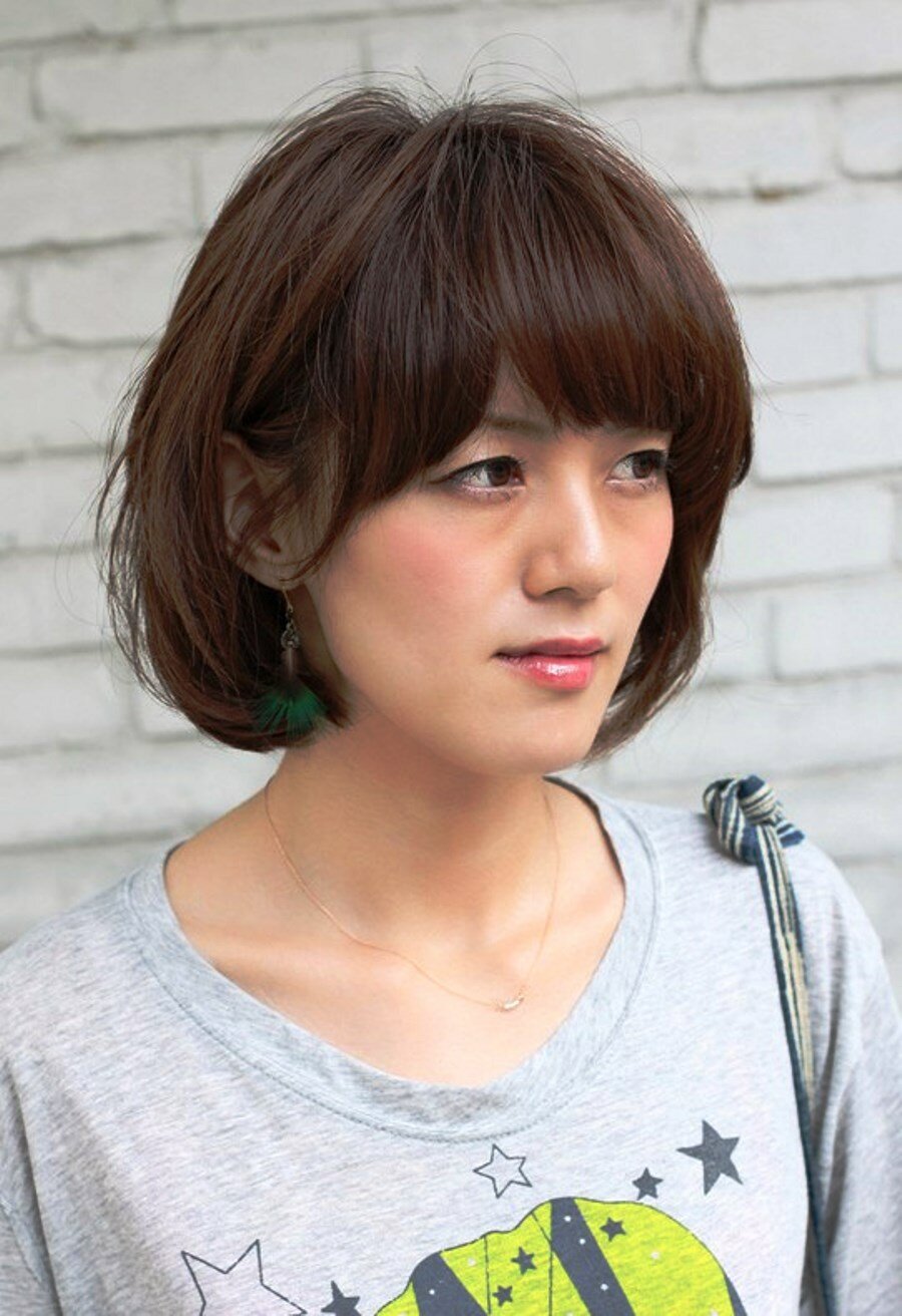cute short asian haircuts фото