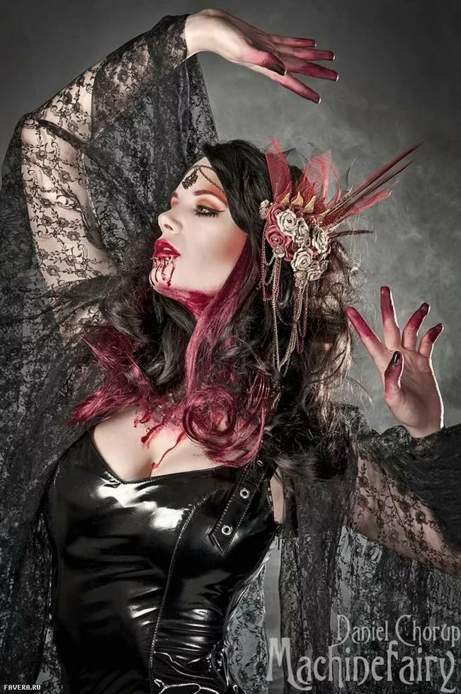 dark beauty #готическая модель фото