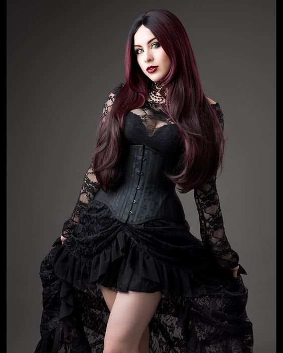 dark beauty #готическая модель фото