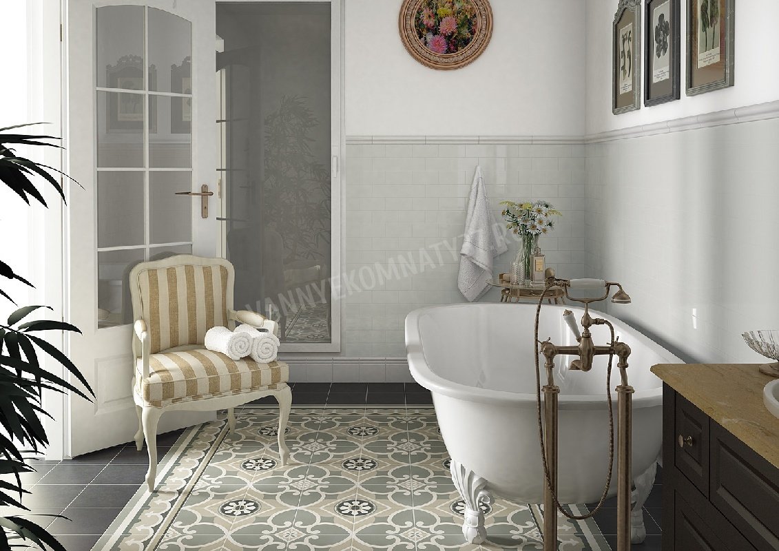 декор equipe caprice chatelet corner 20х20 фото