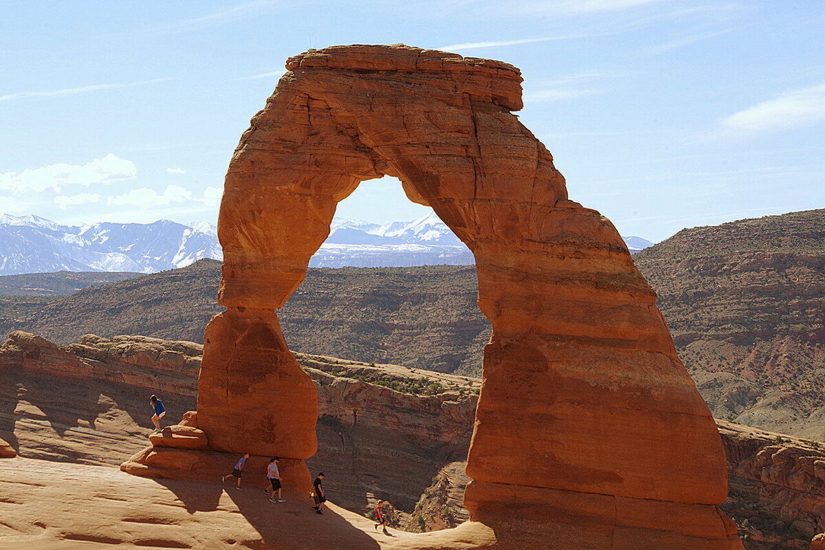 delicate arch, arches national park, utah фото