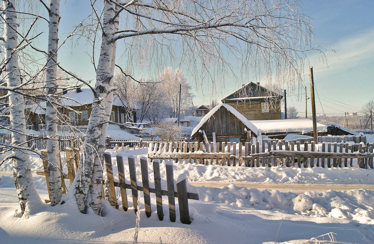 деревенские пейзажи сибири фото