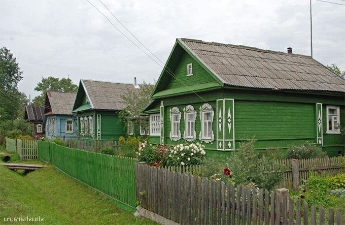 деревенский дом фото