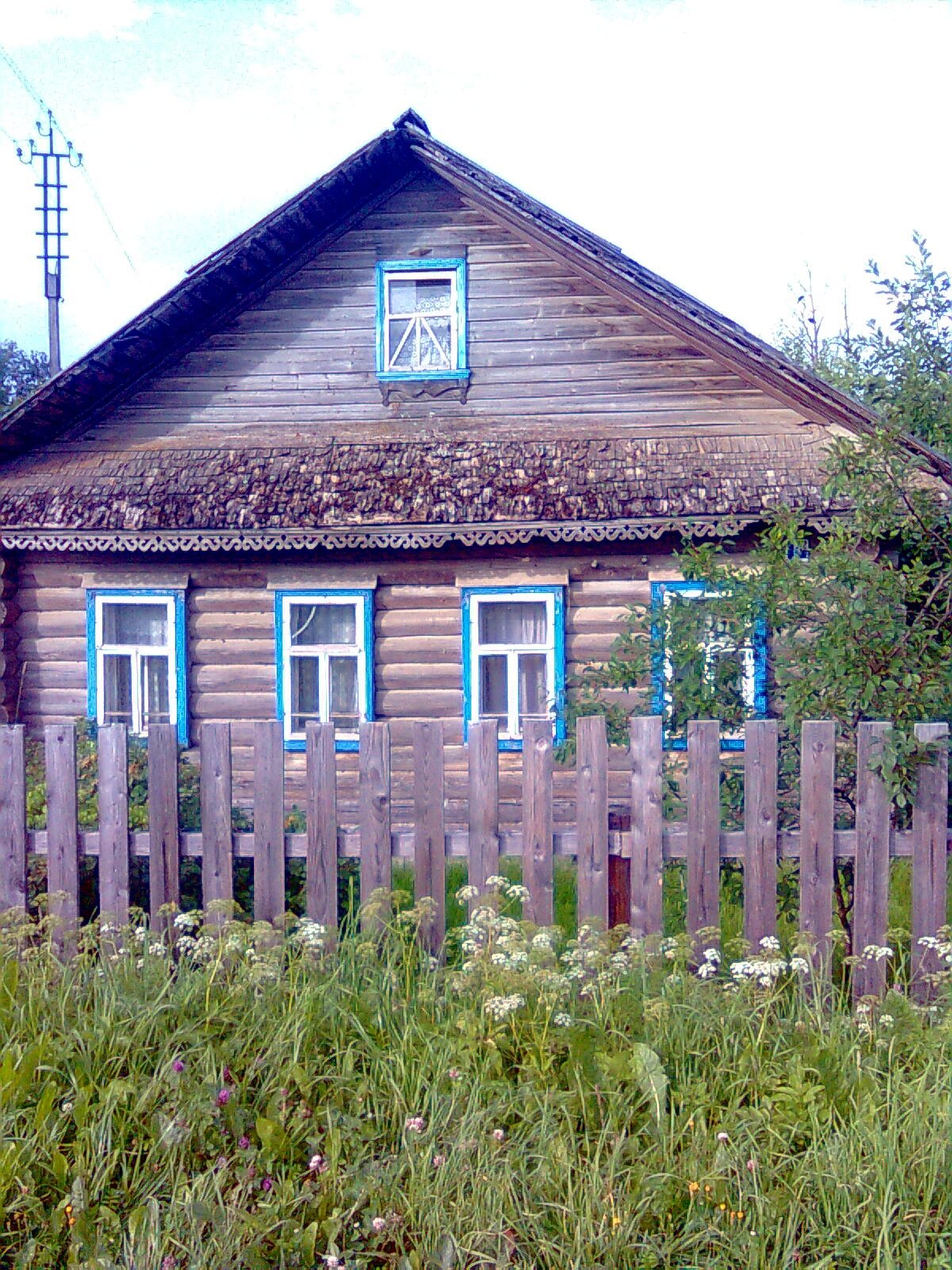 деревенский домик фото