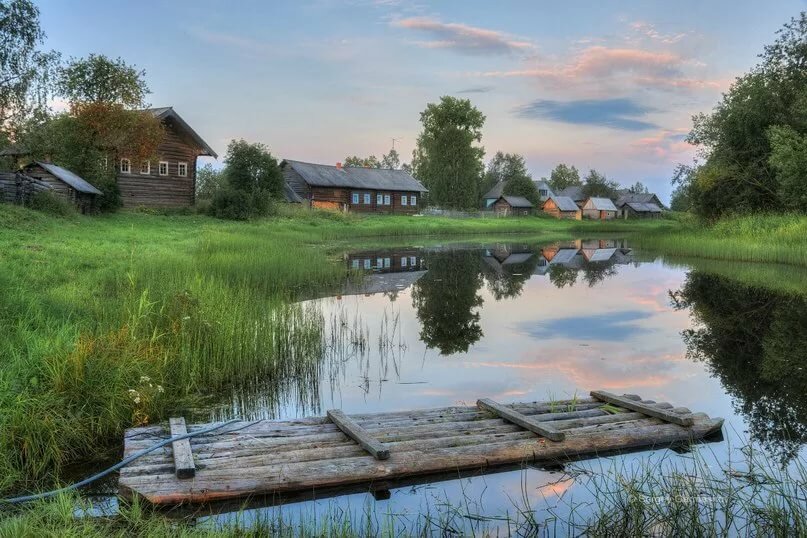 деревня у реки картинки фото