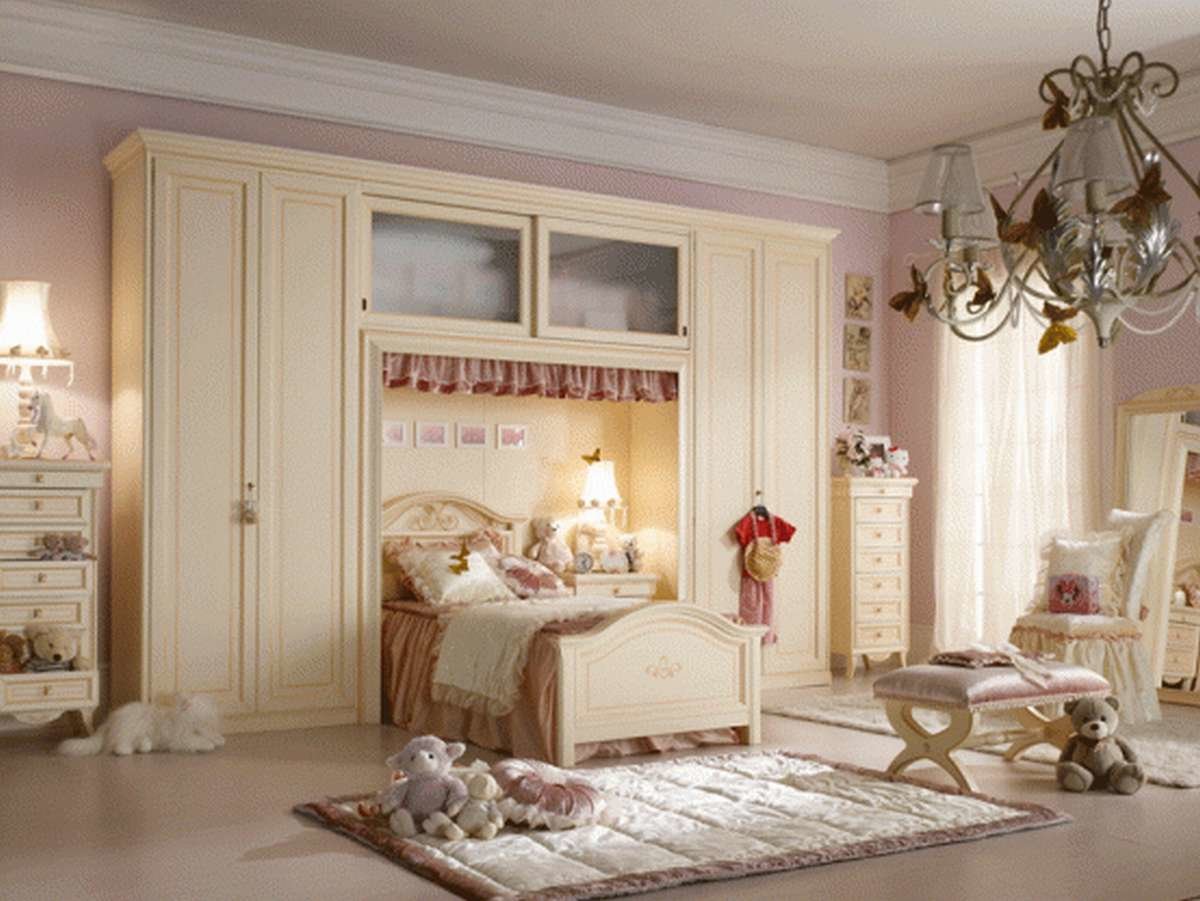 детская мебель в классическом стиле для девочки фото
