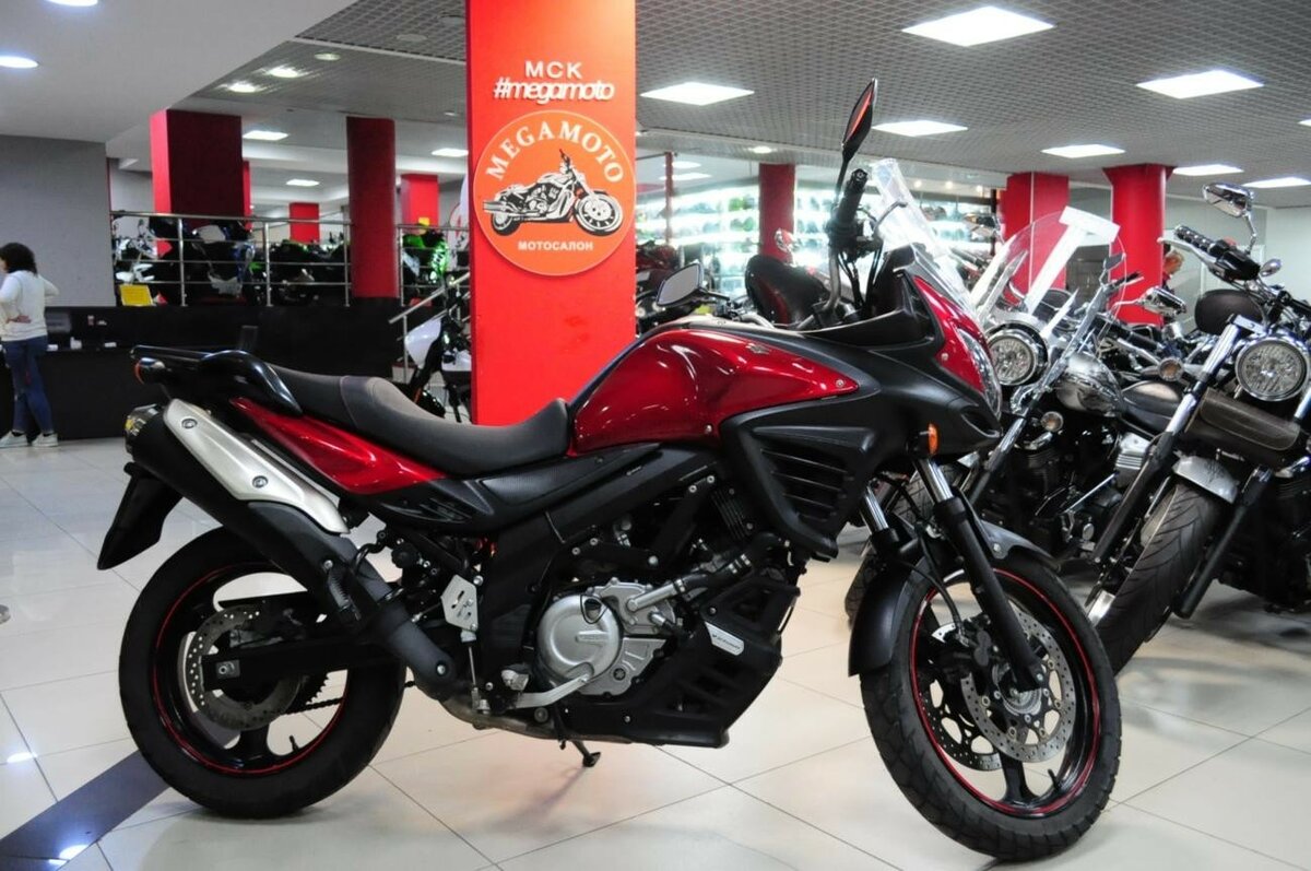 dl 650 v-strom красный фото