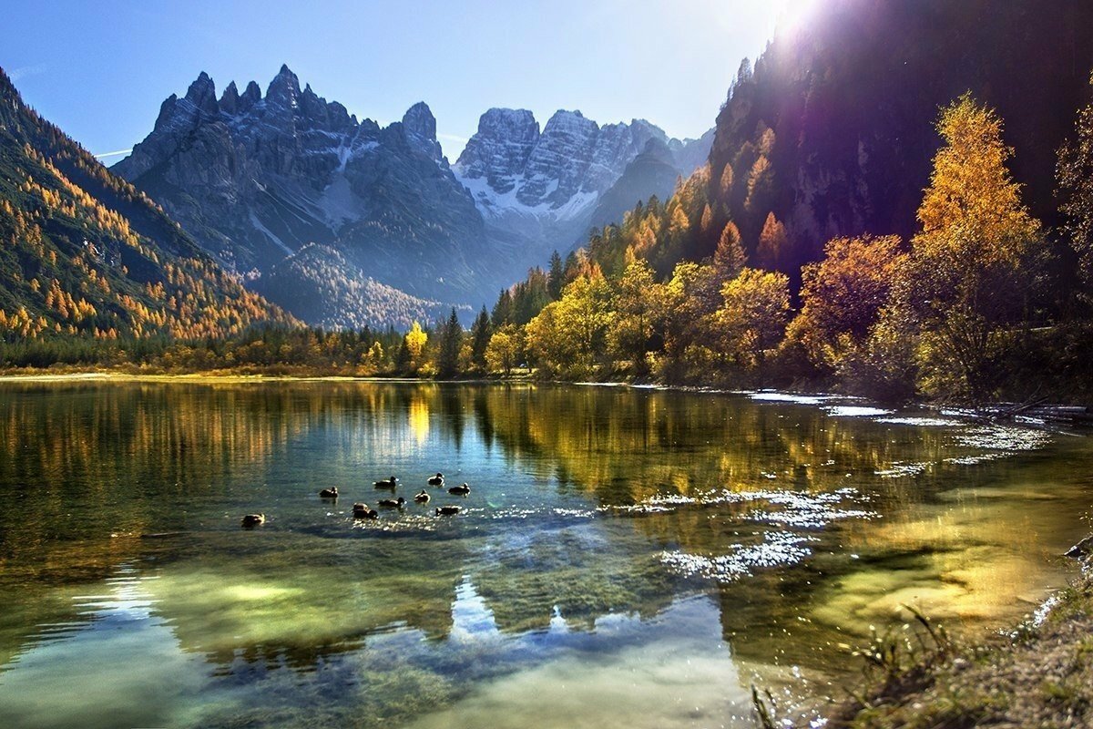 доломитовые альпы италия озеро фото