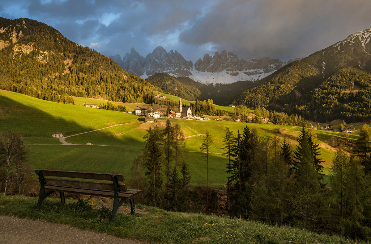 доломитовые альпы santa maddalena фото