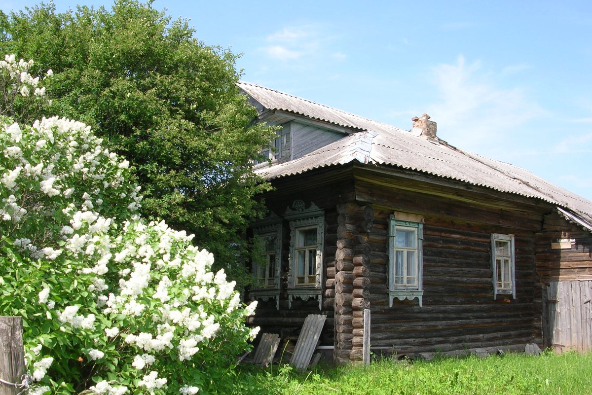 дом в деревне фото