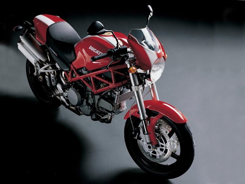 ducati monster s2r красно чёрный фото