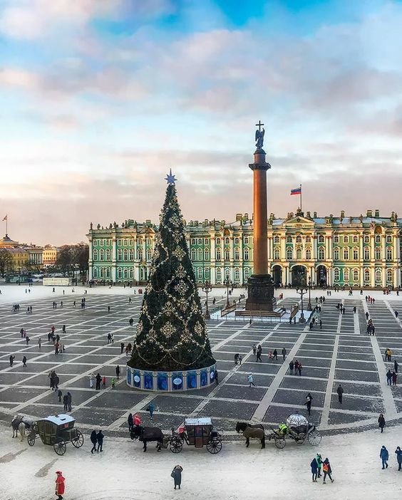 елка на дворцовой площади 2018 фото