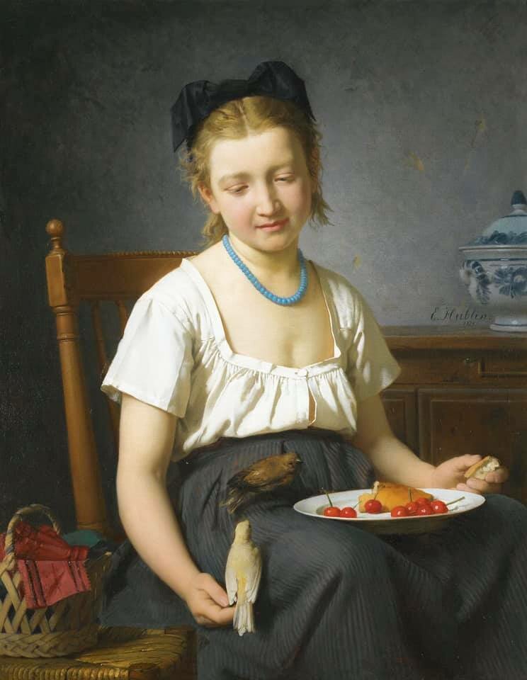 emile-auguste hublin (french, 1830-1891) фото