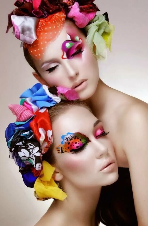фантазийный макияж весенний фото