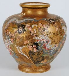 фарфор сацума старинный фото