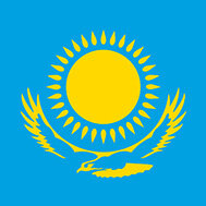 Флаг Казахстана фото
