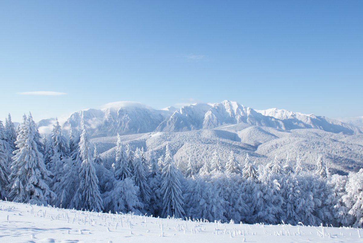 фон горы зима фото