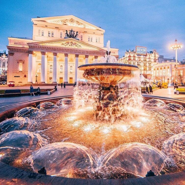 фонтан у большого театра фото