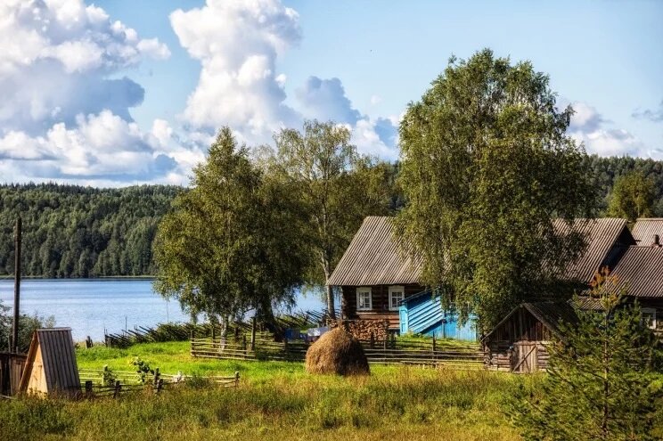 фото деревни летом россия фото