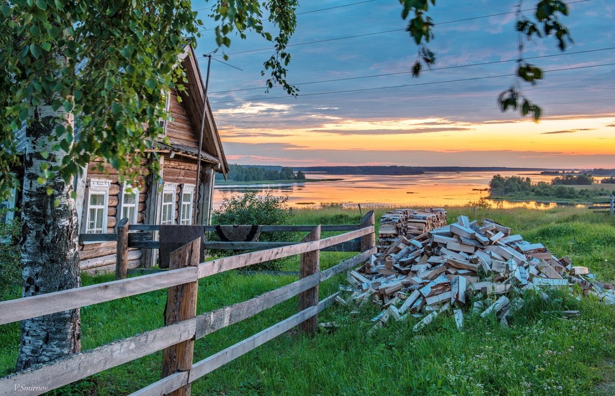 фото деревни летом россия фото