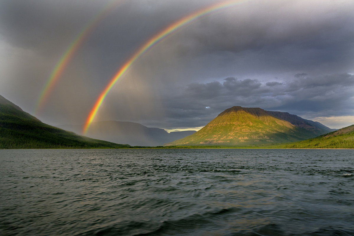 фото радуги на байкале фото