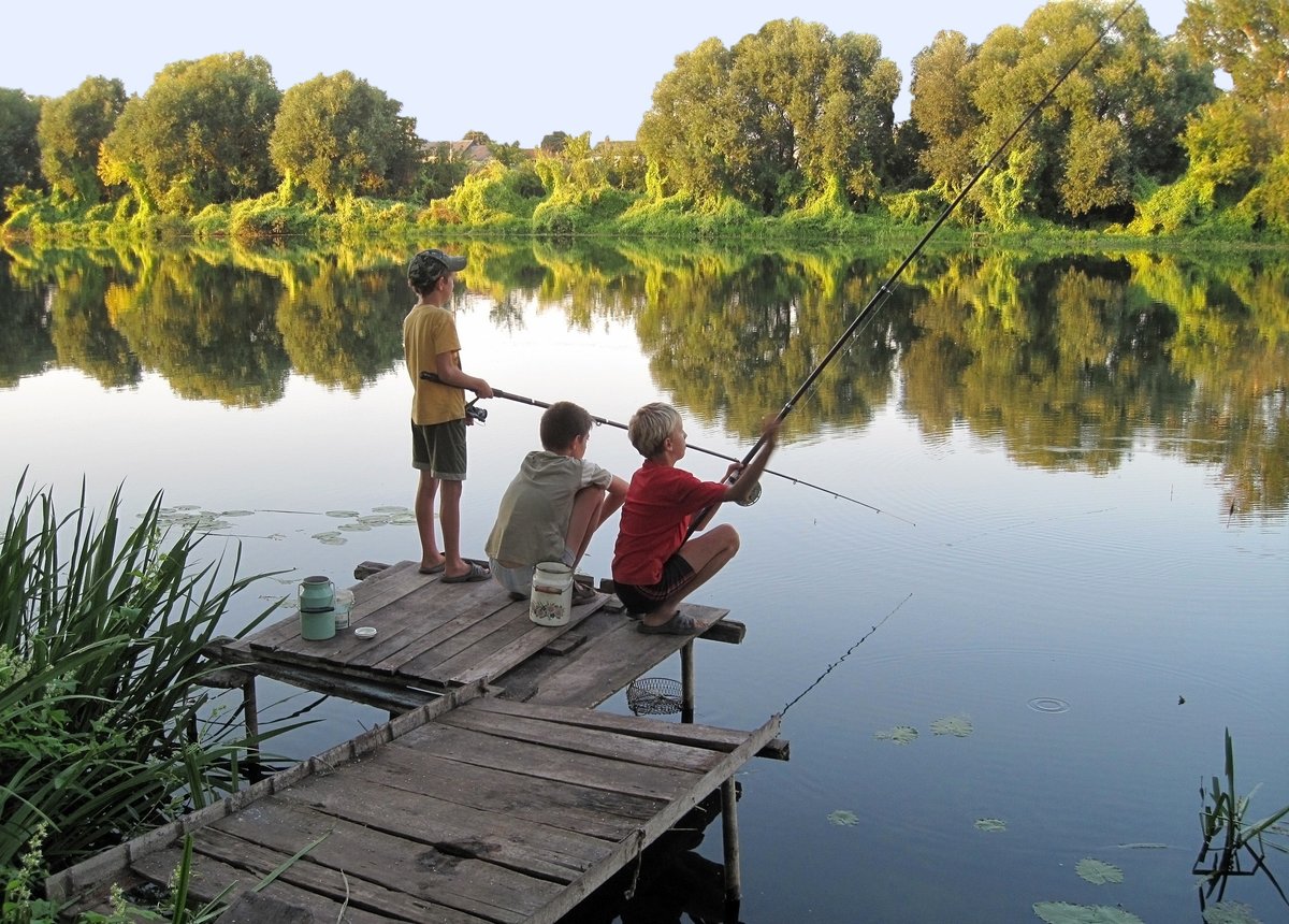 фото рыбалка на реке фото
