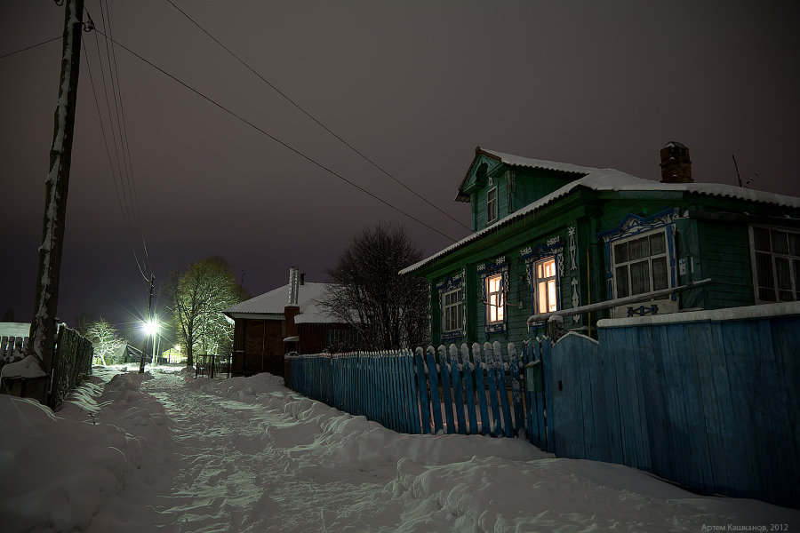 фото зимняя деревенская улица фото