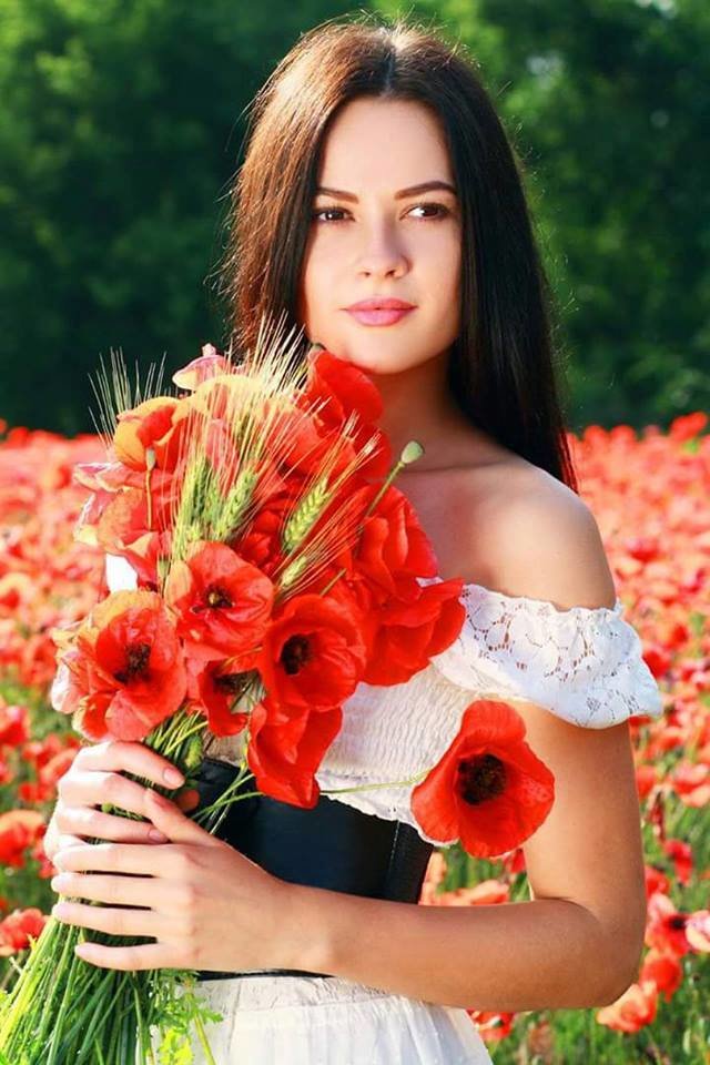 фотосессия девушка цветы фото