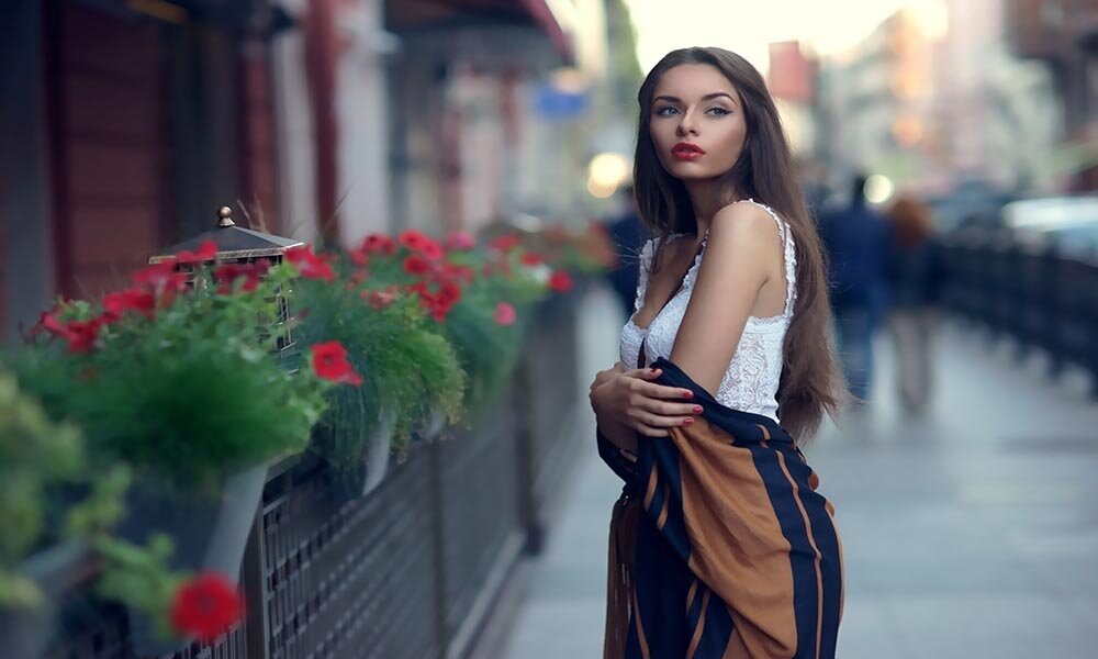 фотосессия девушка в городе фото